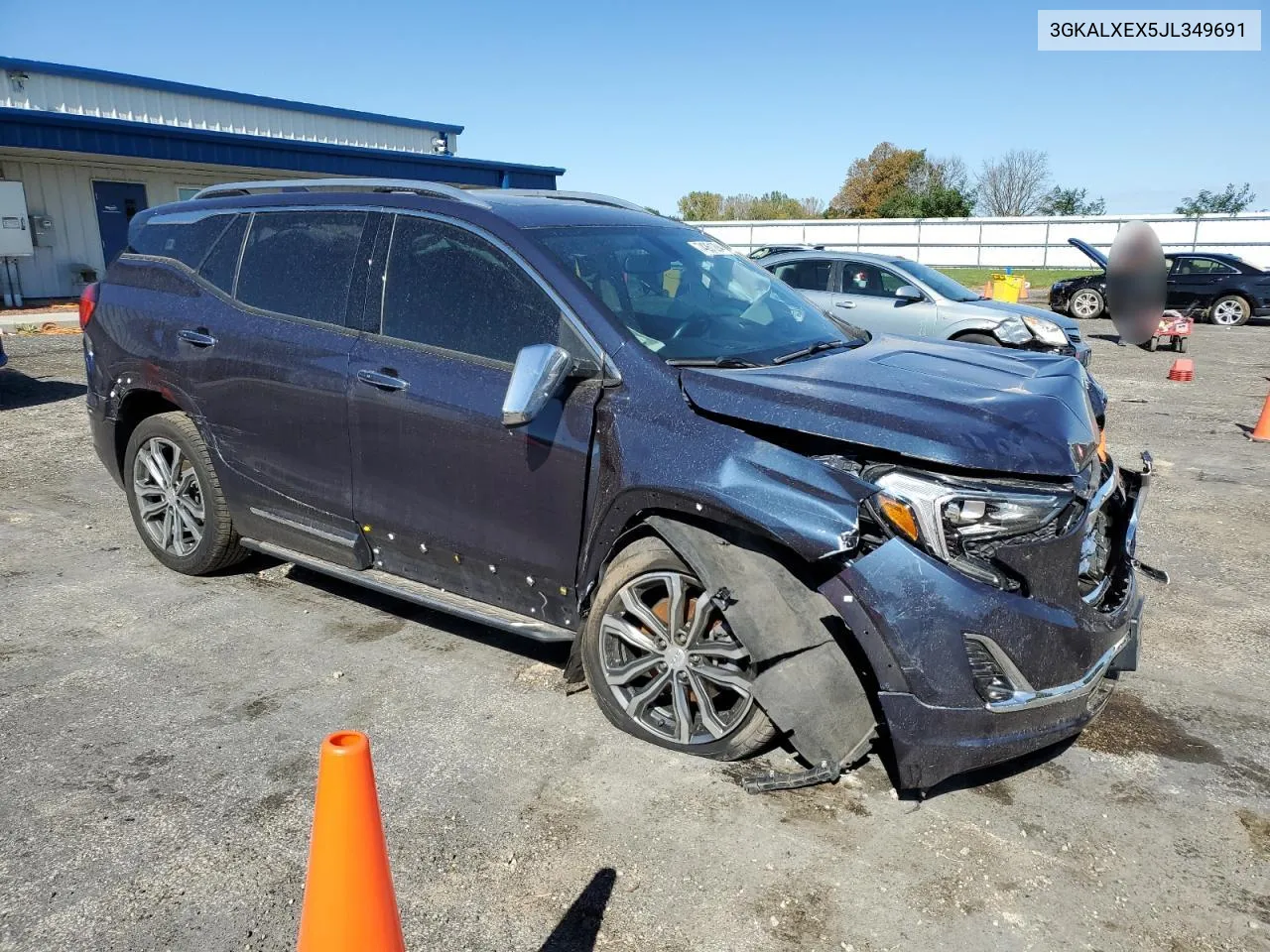 2018 GMC Terrain Denali VIN: 3GKALXEX5JL349691 Lot: 74261294