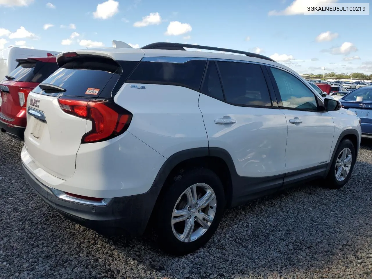 2018 GMC Terrain Sle VIN: 3GKALNEU5JL100219 Lot: 74272174