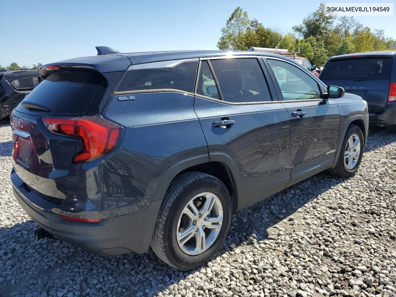 2018 GMC Terrain Sle VIN: 3GKALMEV8JL194549 Lot: 74279124