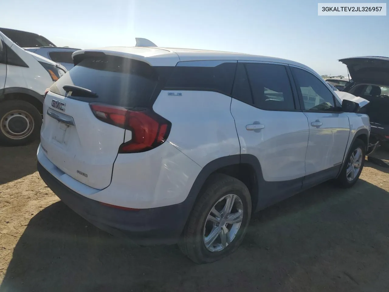 2018 GMC Terrain Sle VIN: 3GKALTEV2JL326957 Lot: 74581594