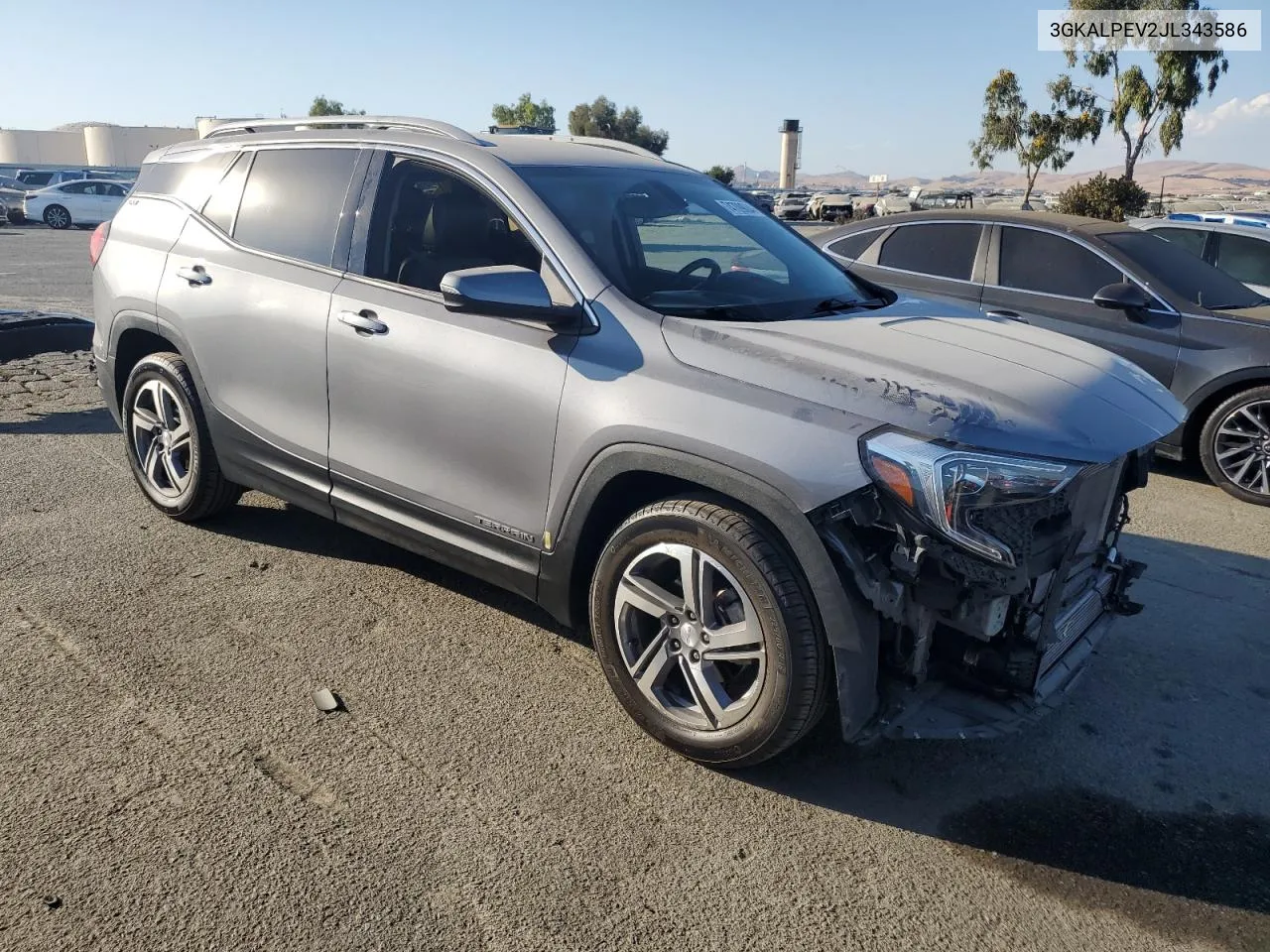 2018 GMC Terrain Slt VIN: 3GKALPEV2JL343586 Lot: 74709804