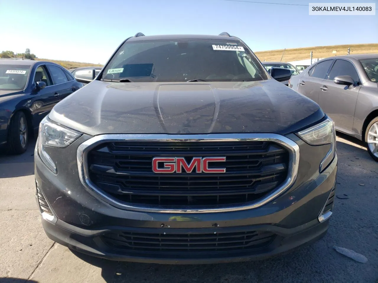 2018 GMC Terrain Sle VIN: 3GKALMEV4JL140083 Lot: 74759954