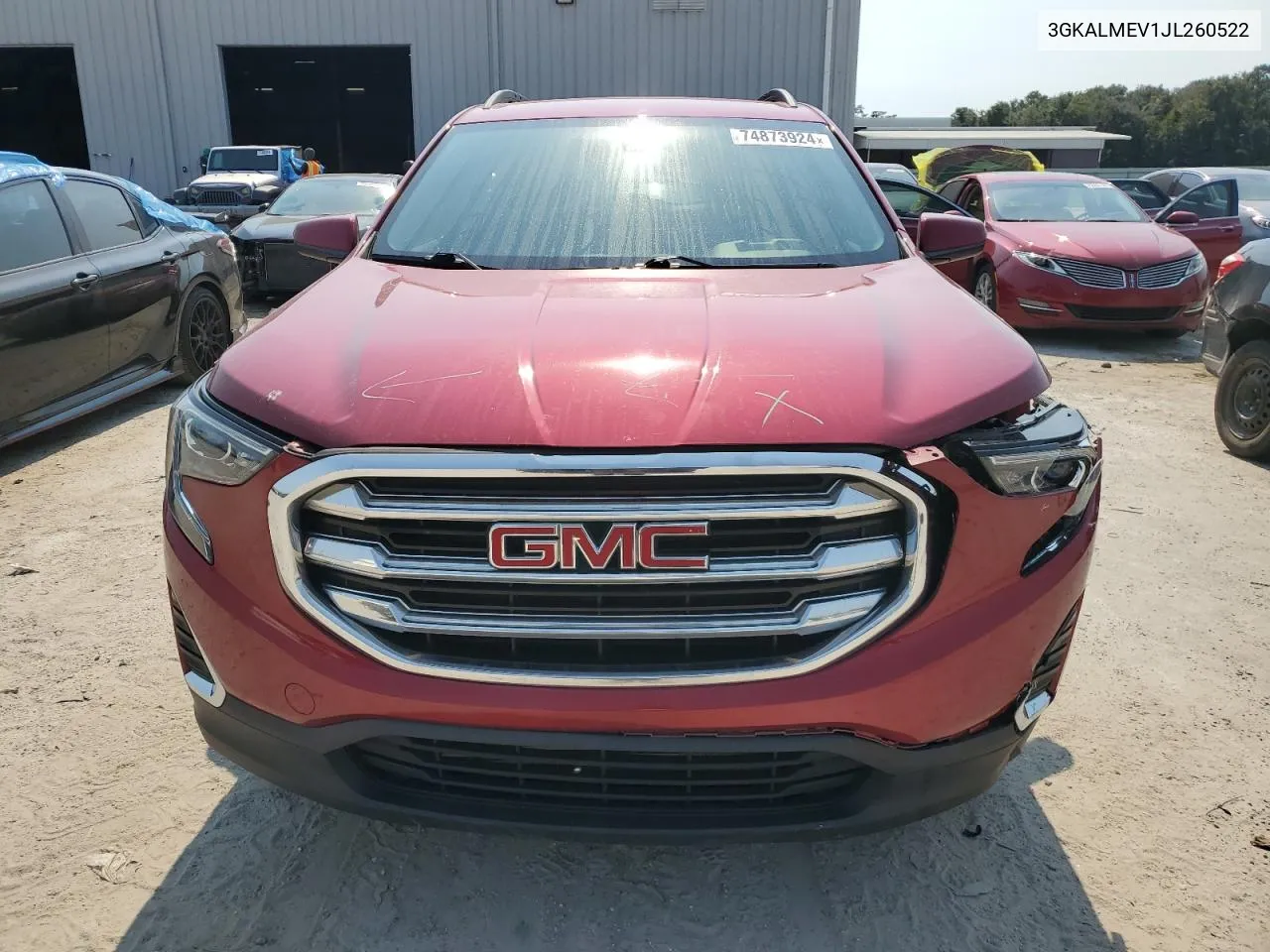 2018 GMC Terrain Sle VIN: 3GKALMEV1JL260522 Lot: 74873924