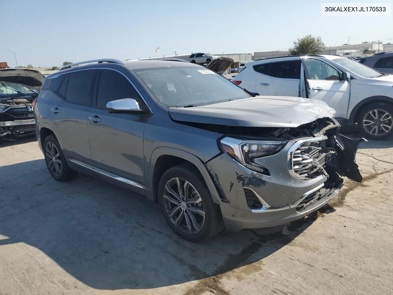 2018 GMC Terrain Denali VIN: 3GKALXEX1JL170533 Lot: 74932954