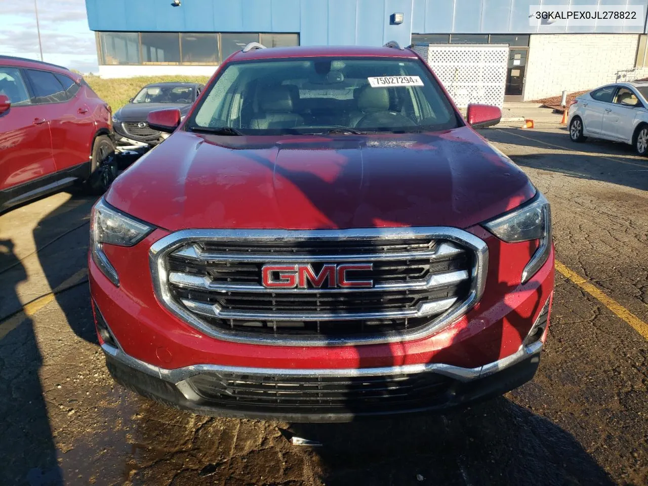 2018 GMC Terrain Slt VIN: 3GKALPEX0JL278822 Lot: 75027294