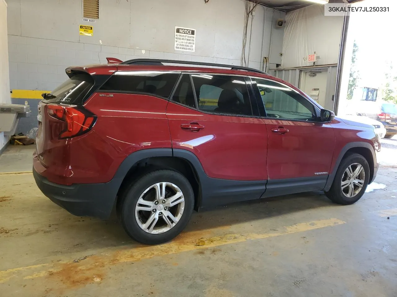 2018 GMC Terrain Sle VIN: 3GKALTEV7JL250331 Lot: 75062994