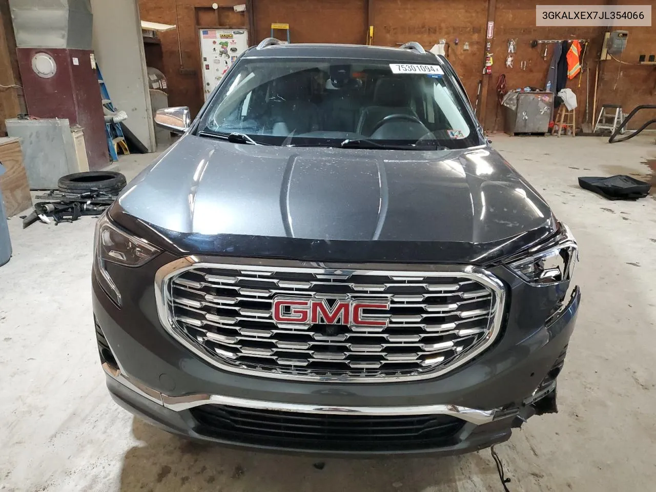 2018 GMC Terrain Denali VIN: 3GKALXEX7JL354066 Lot: 75301094