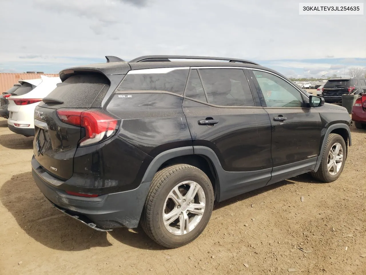 2018 GMC Terrain Sle VIN: 3GKALTEV3JL254635 Lot: 75596034