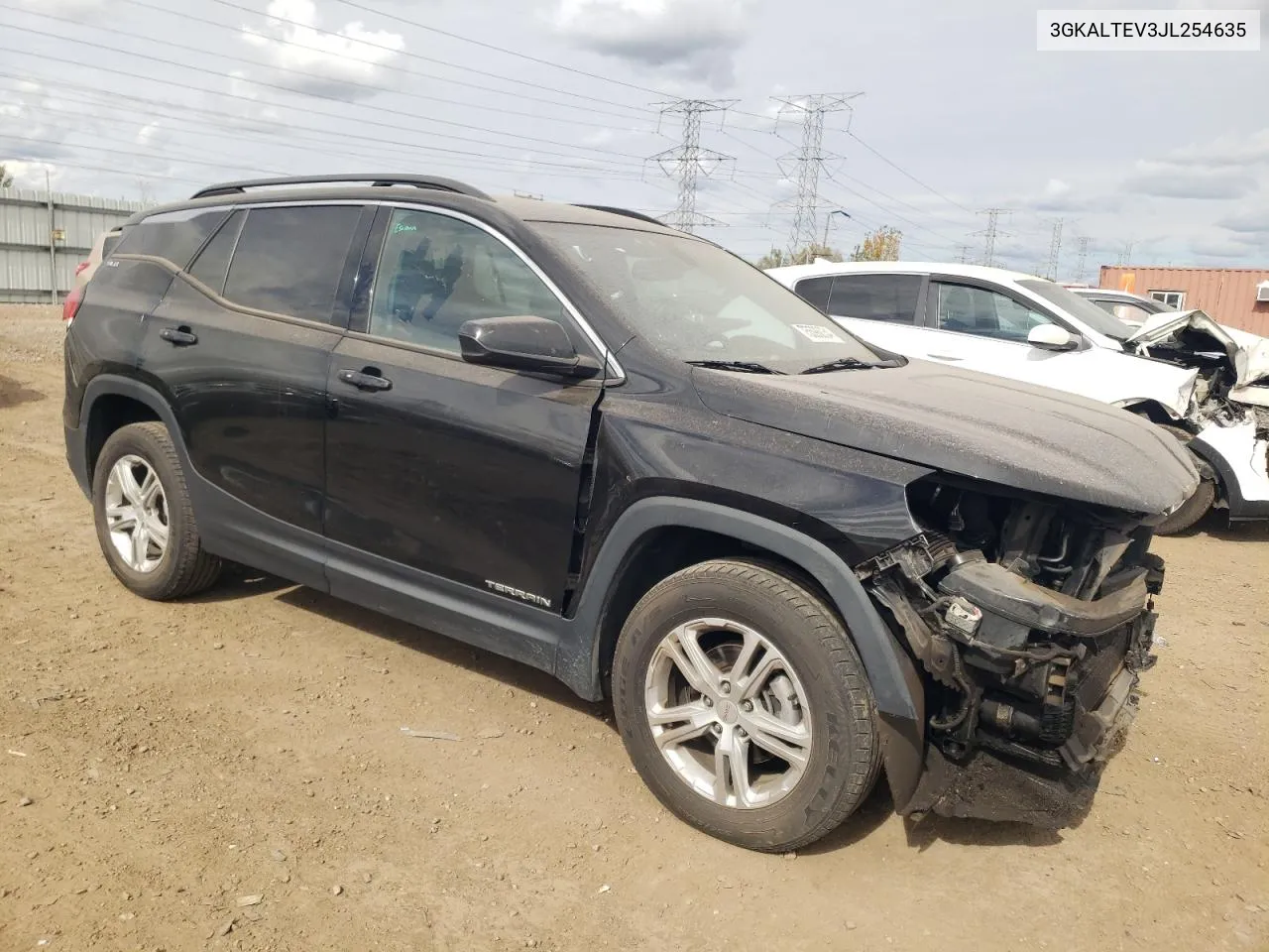 2018 GMC Terrain Sle VIN: 3GKALTEV3JL254635 Lot: 75596034