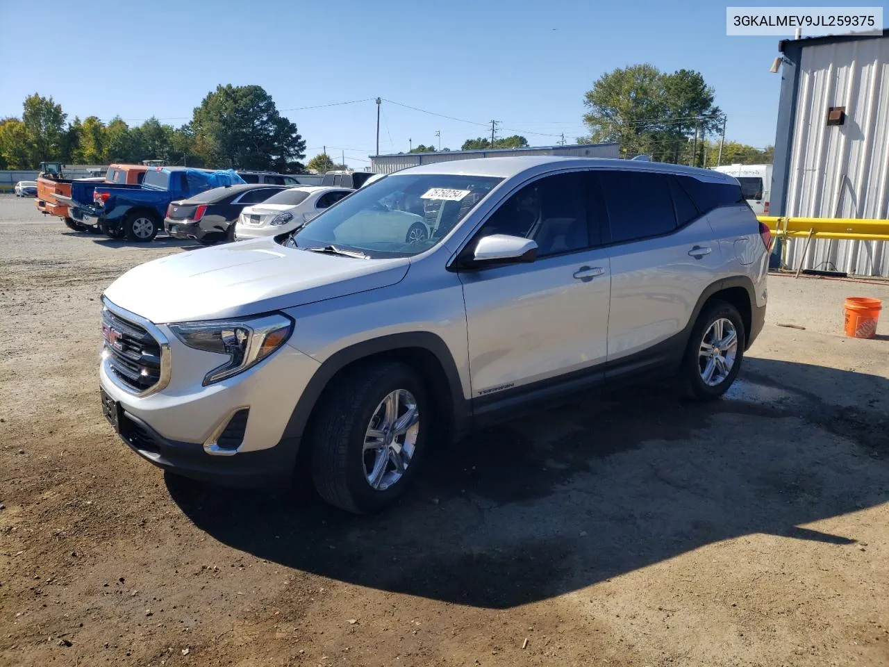 2018 GMC Terrain Sle VIN: 3GKALMEV9JL259375 Lot: 75750254