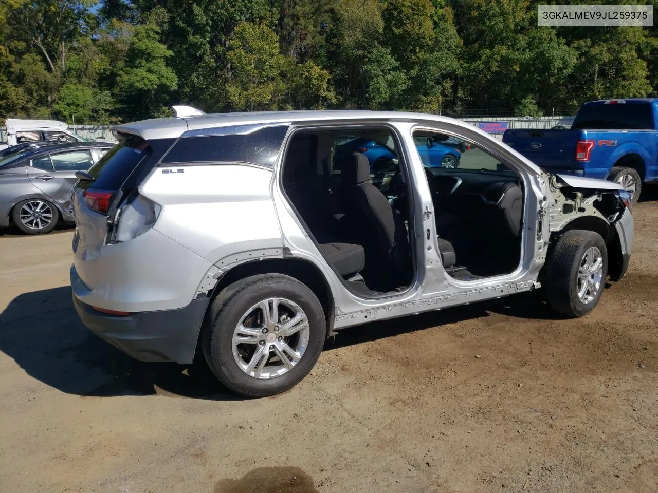 2018 GMC Terrain Sle VIN: 3GKALMEV9JL259375 Lot: 75750254