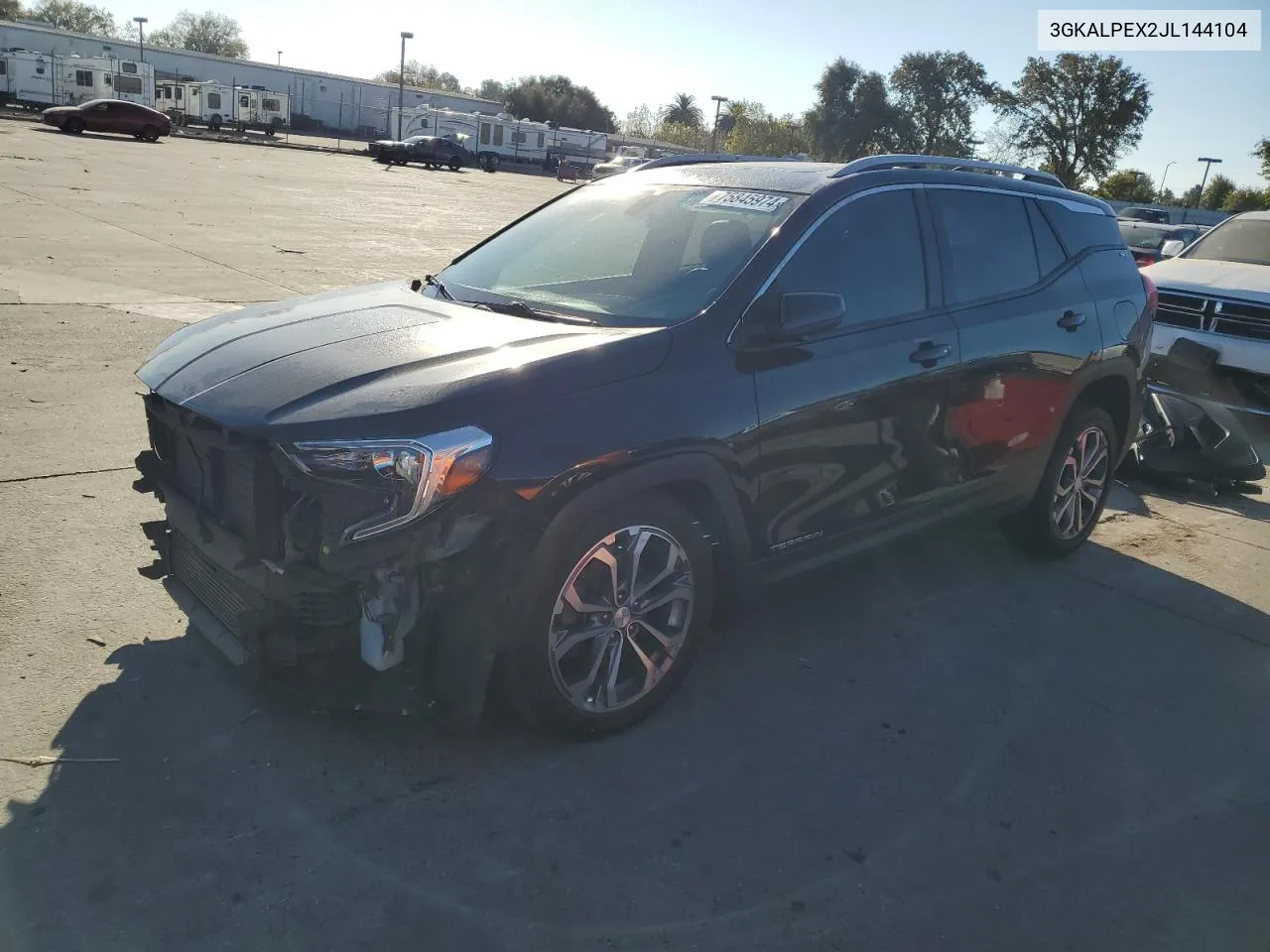 2018 GMC Terrain Slt VIN: 3GKALPEX2JL144104 Lot: 75845974