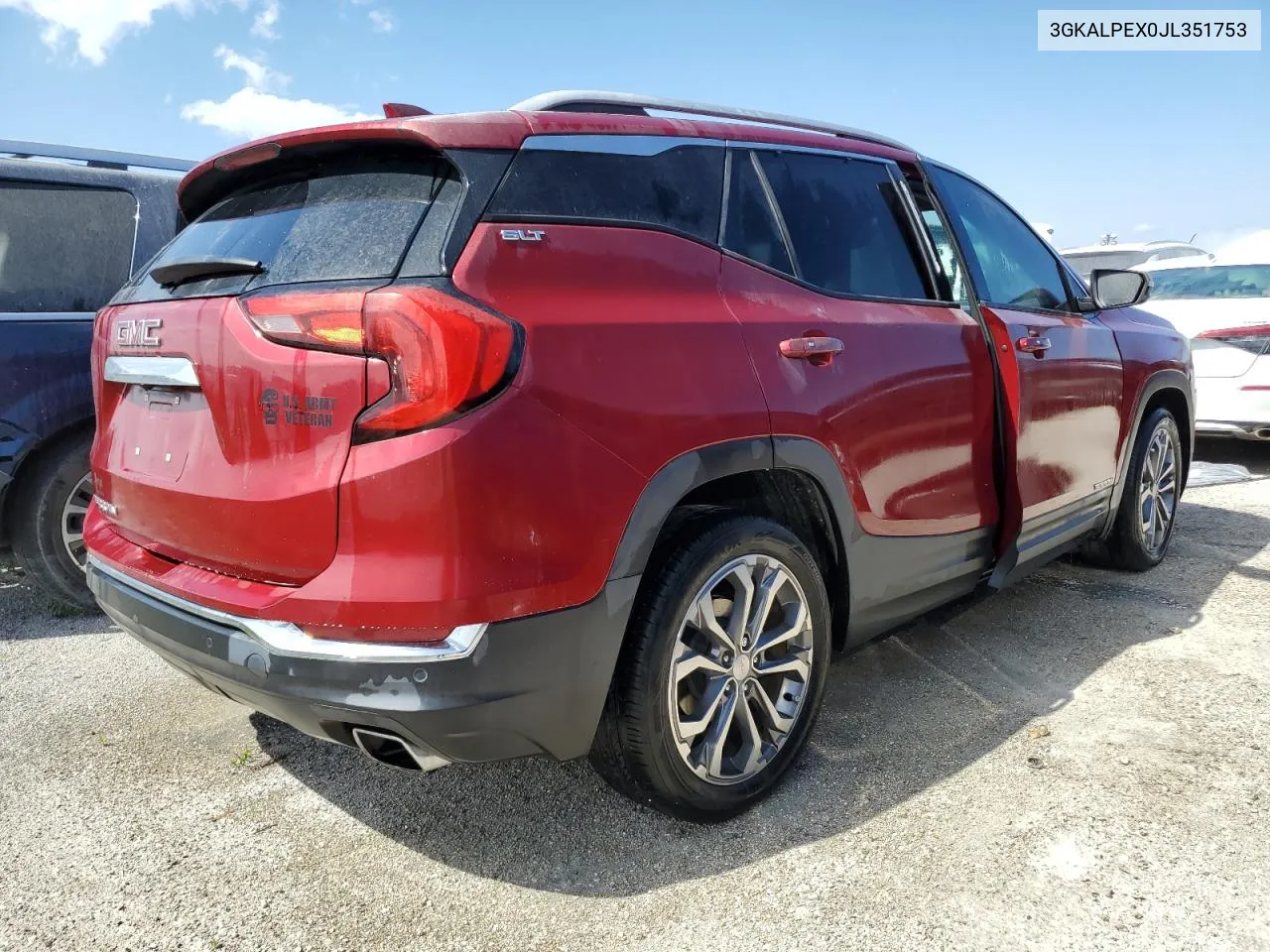 2018 GMC Terrain Slt VIN: 3GKALPEX0JL351753 Lot: 75889424