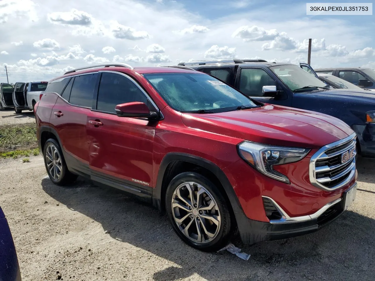 3GKALPEX0JL351753 2018 GMC Terrain Slt