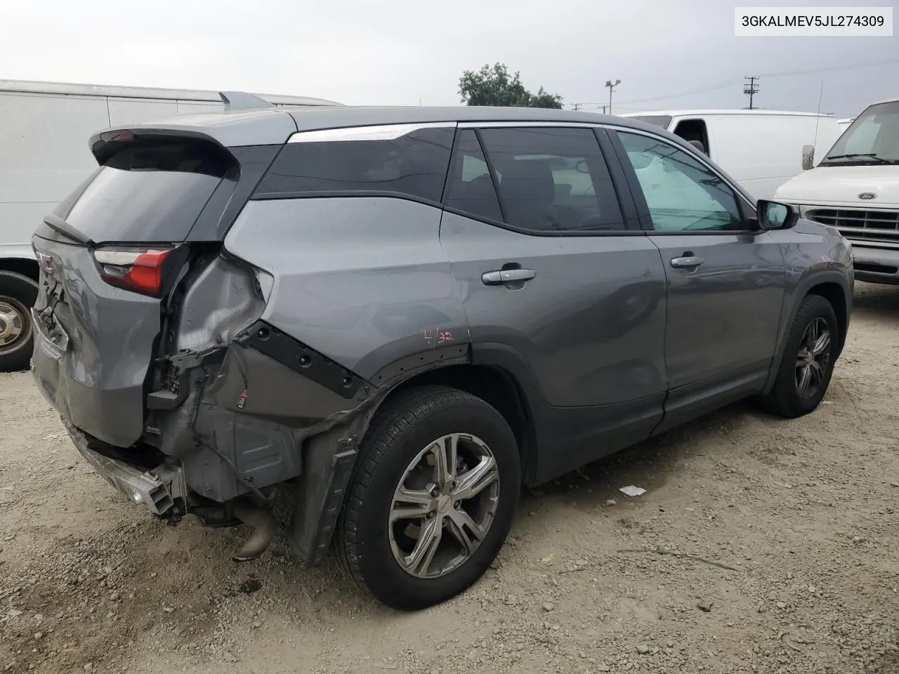 2018 GMC Terrain Sle VIN: 3GKALMEV5JL274309 Lot: 75954884