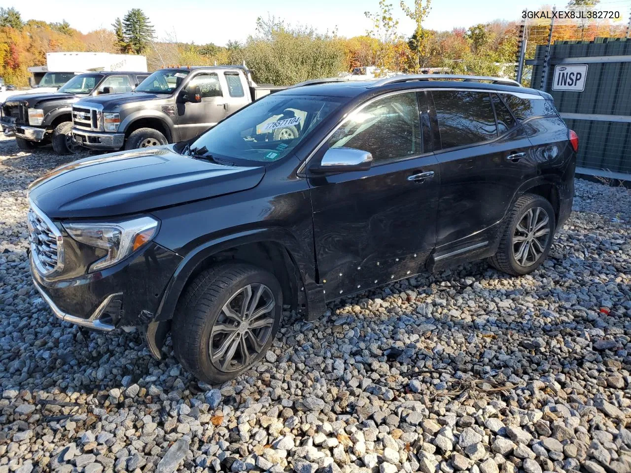 2018 GMC Terrain Denali VIN: 3GKALXEX8JL382720 Lot: 76571104