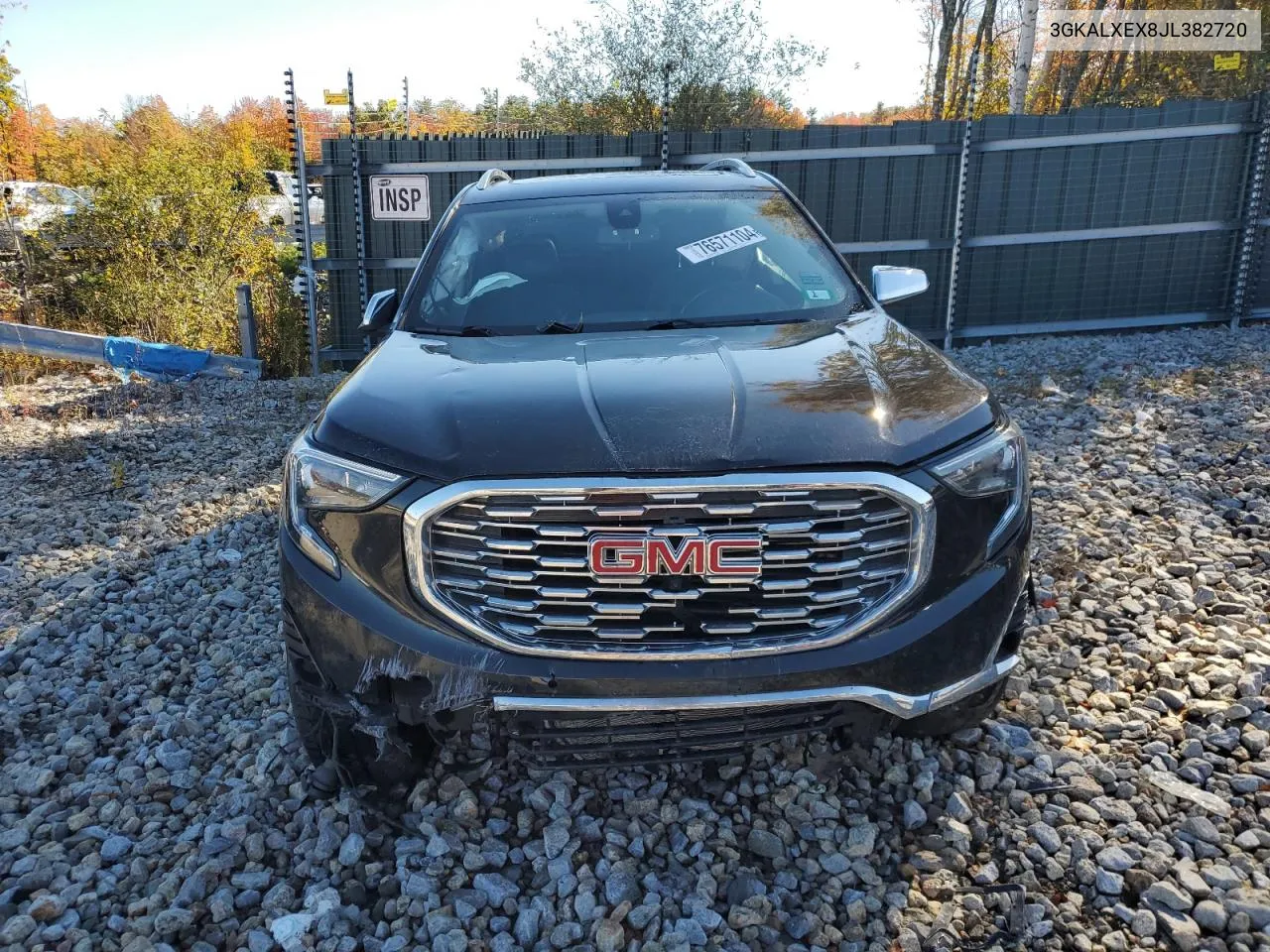 2018 GMC Terrain Denali VIN: 3GKALXEX8JL382720 Lot: 76571104