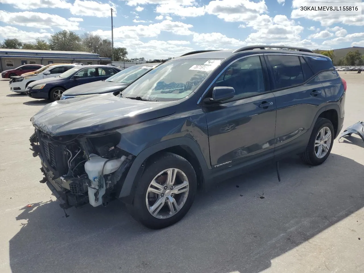 2018 GMC Terrain Sle VIN: 3GKALMEV8JL155816 Lot: 76719134