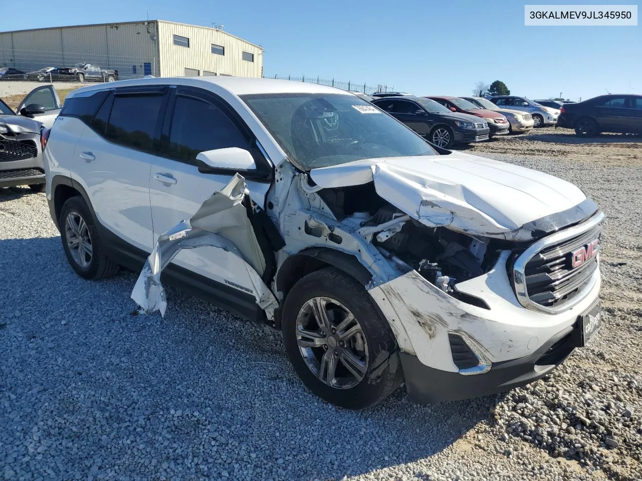 2018 GMC Terrain Sle VIN: 3GKALMEV9JL345950 Lot: 76847454