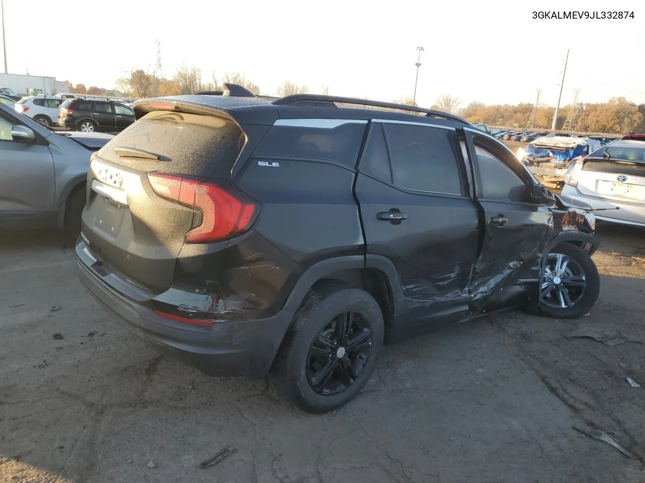 2018 GMC Terrain Sle VIN: 3GKALMEV9JL332874 Lot: 78012574