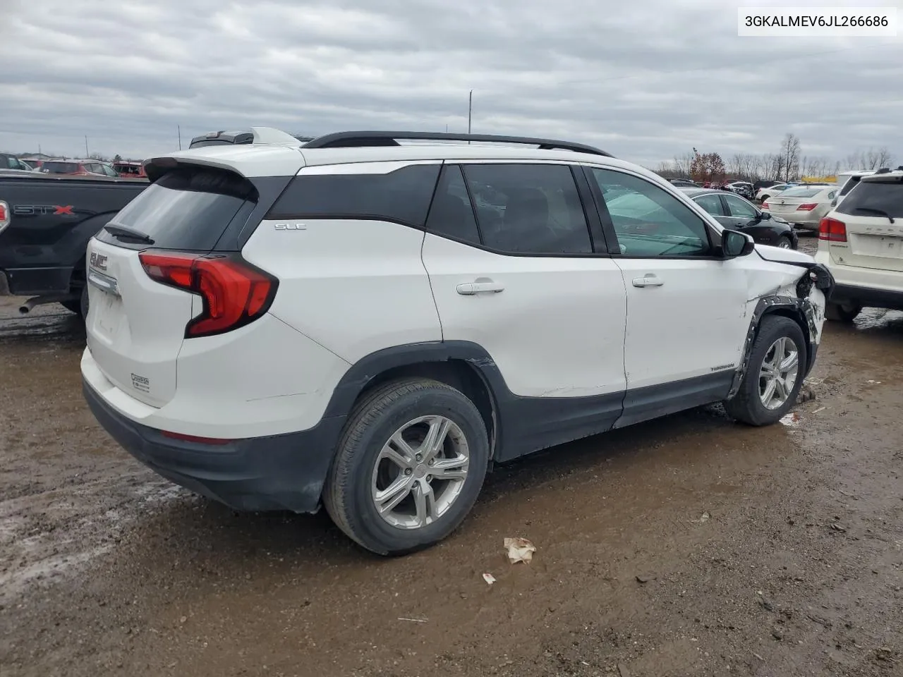 2018 GMC Terrain Sle VIN: 3GKALMEV6JL266686 Lot: 78185524