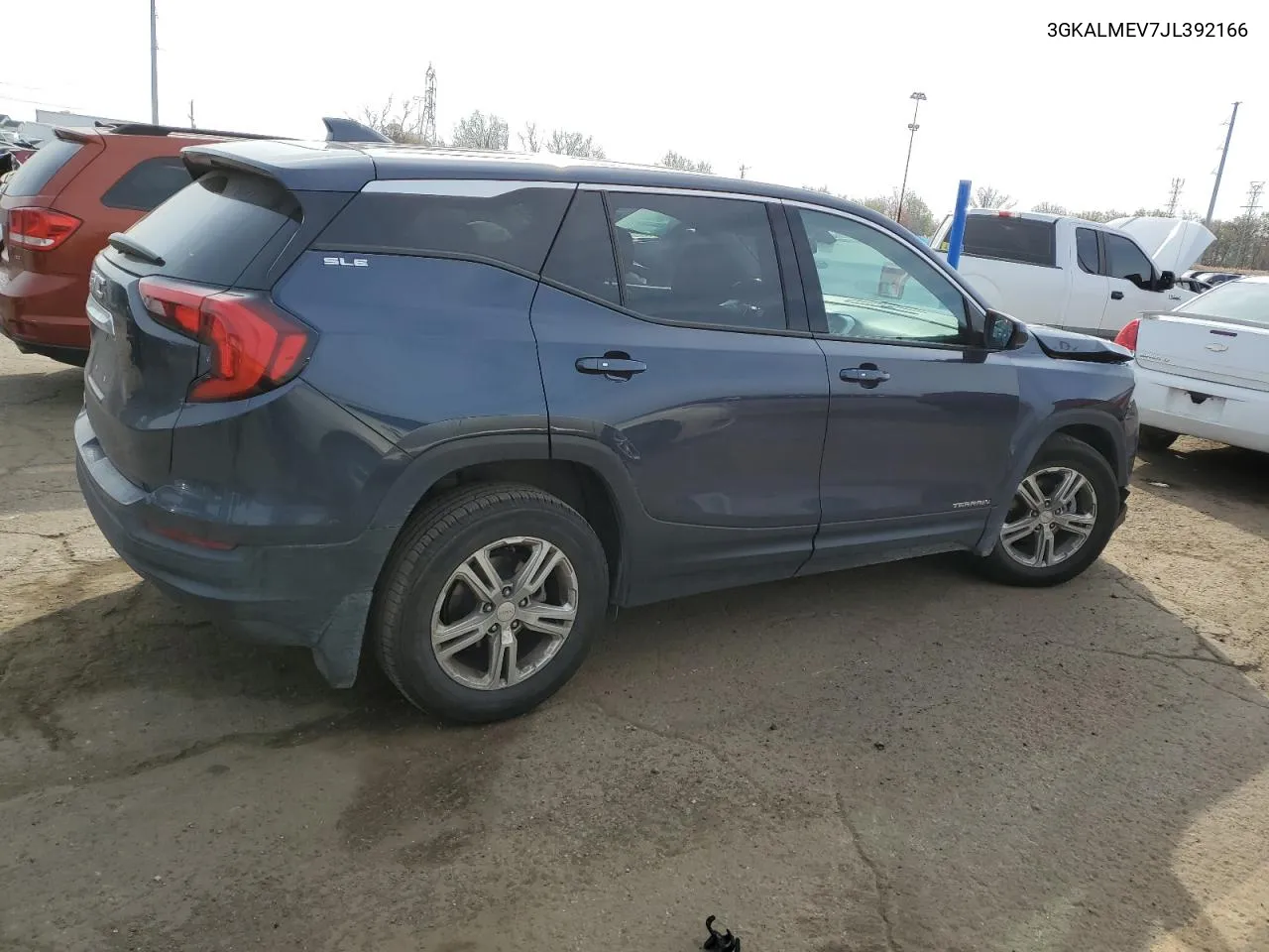 2018 GMC Terrain Sle VIN: 3GKALMEV7JL392166 Lot: 78347544