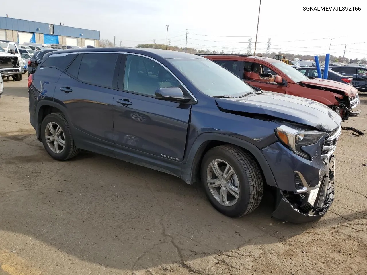 2018 GMC Terrain Sle VIN: 3GKALMEV7JL392166 Lot: 78347544