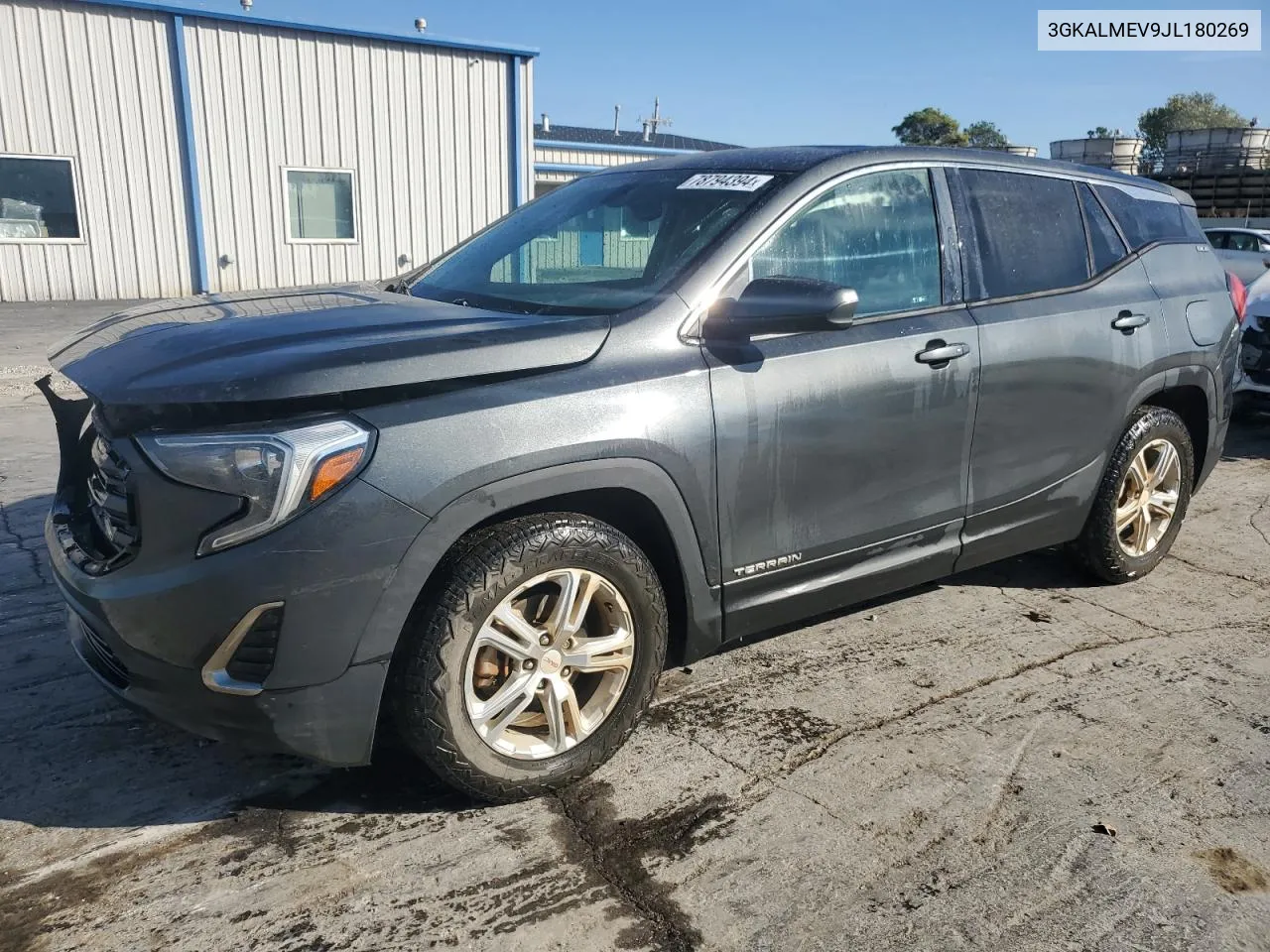 2018 GMC Terrain Sle VIN: 3GKALMEV9JL180269 Lot: 78794394