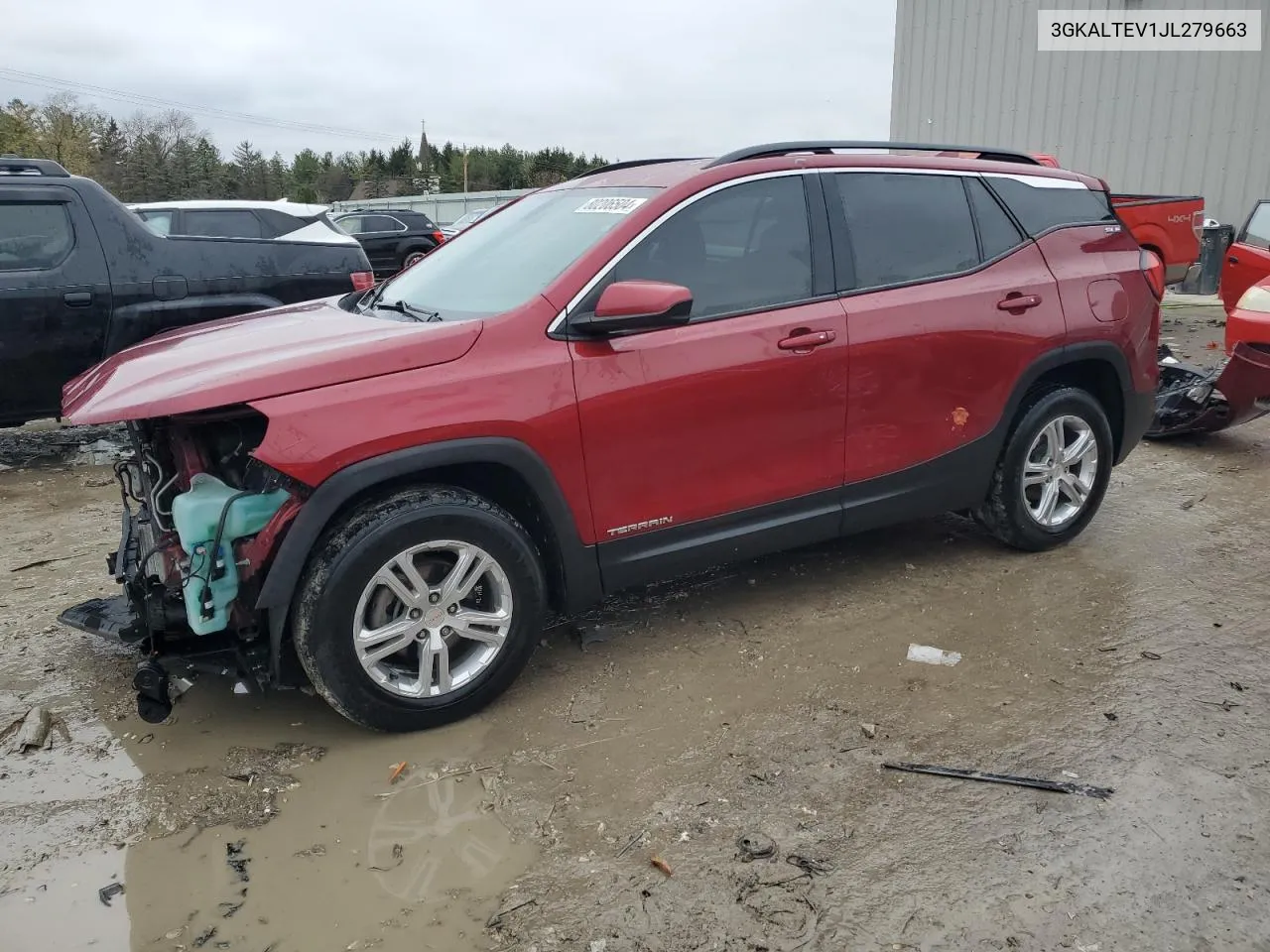 2018 GMC Terrain Sle VIN: 3GKALTEV1JL279663 Lot: 80206504