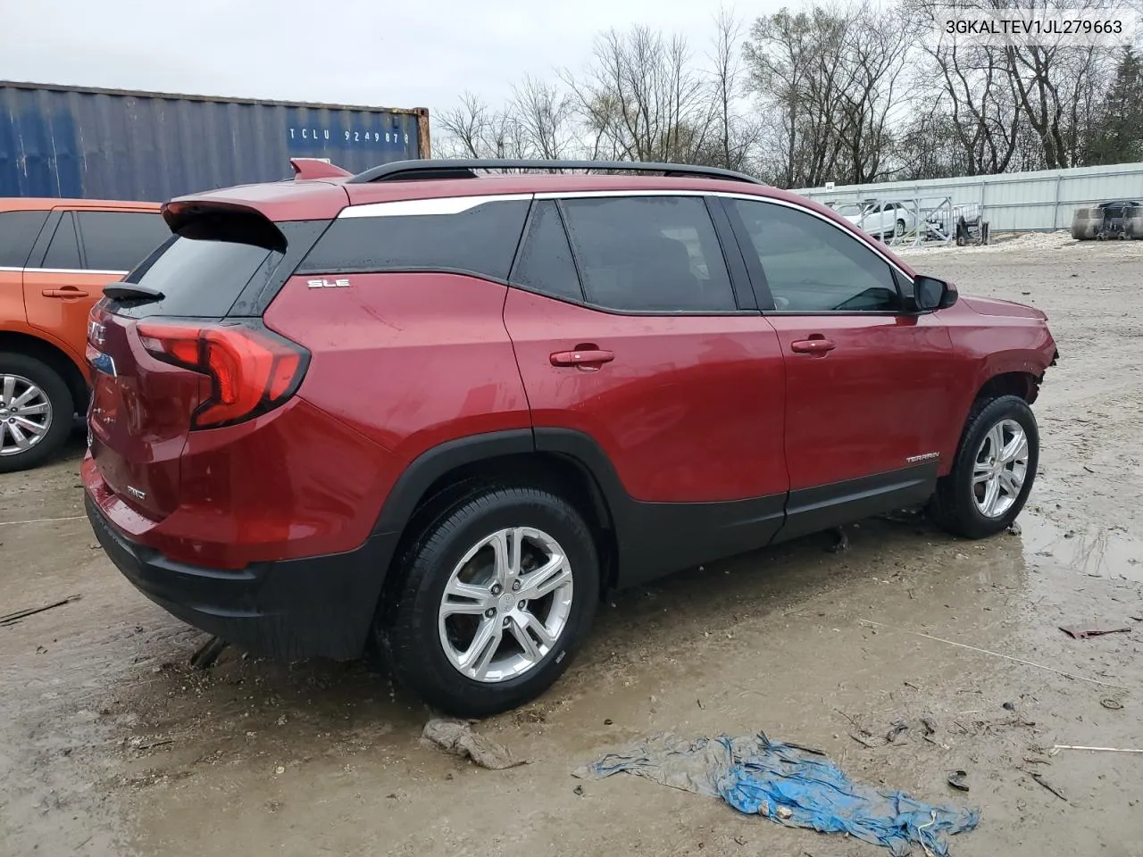 2018 GMC Terrain Sle VIN: 3GKALTEV1JL279663 Lot: 80206504