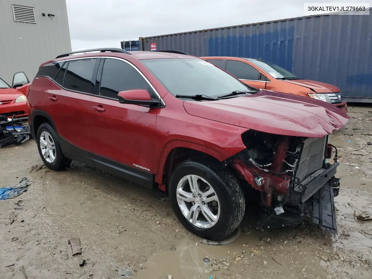 2018 GMC Terrain Sle VIN: 3GKALTEV1JL279663 Lot: 80206504