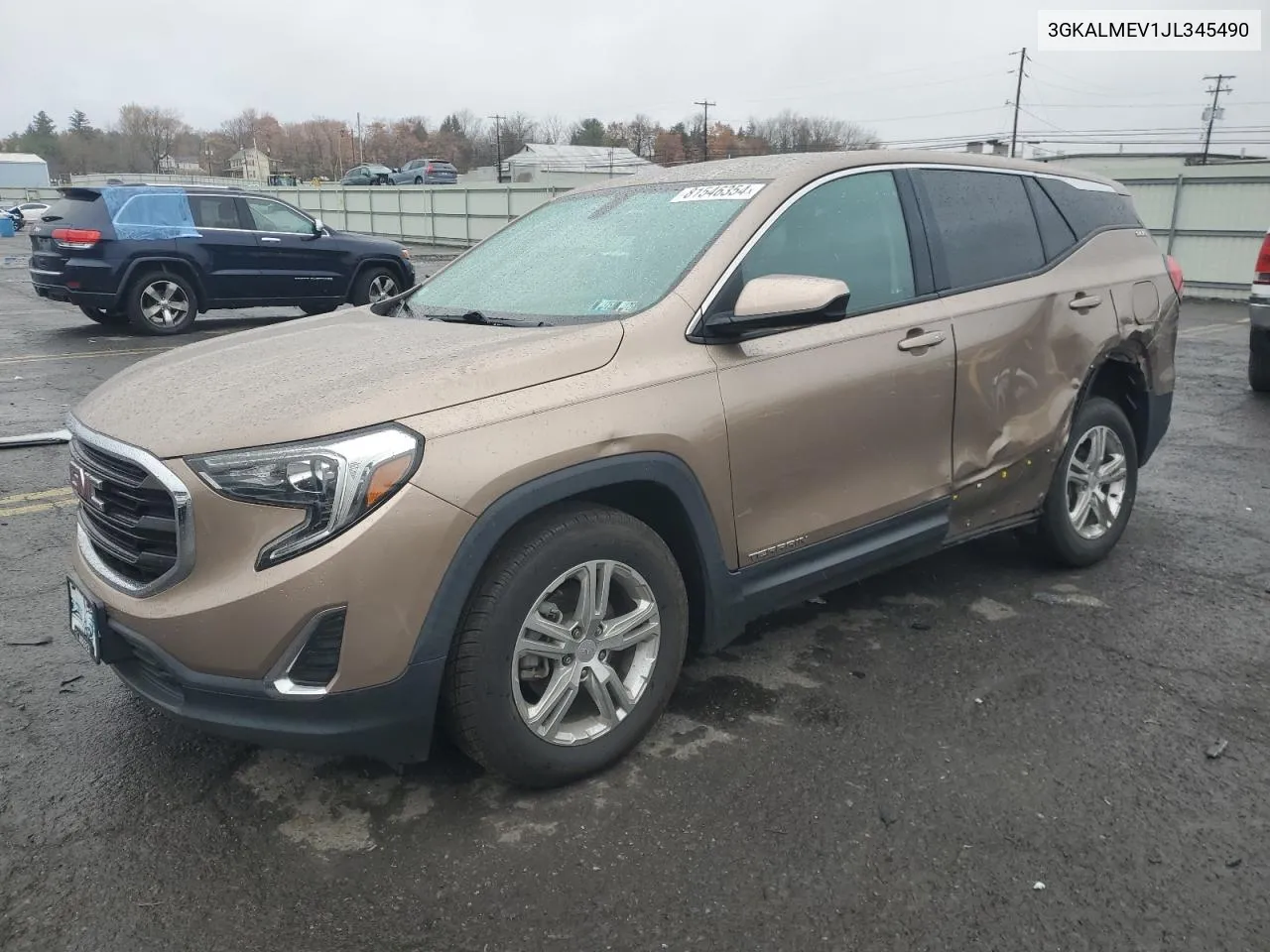 2018 GMC Terrain Sle VIN: 3GKALMEV1JL345490 Lot: 81546354