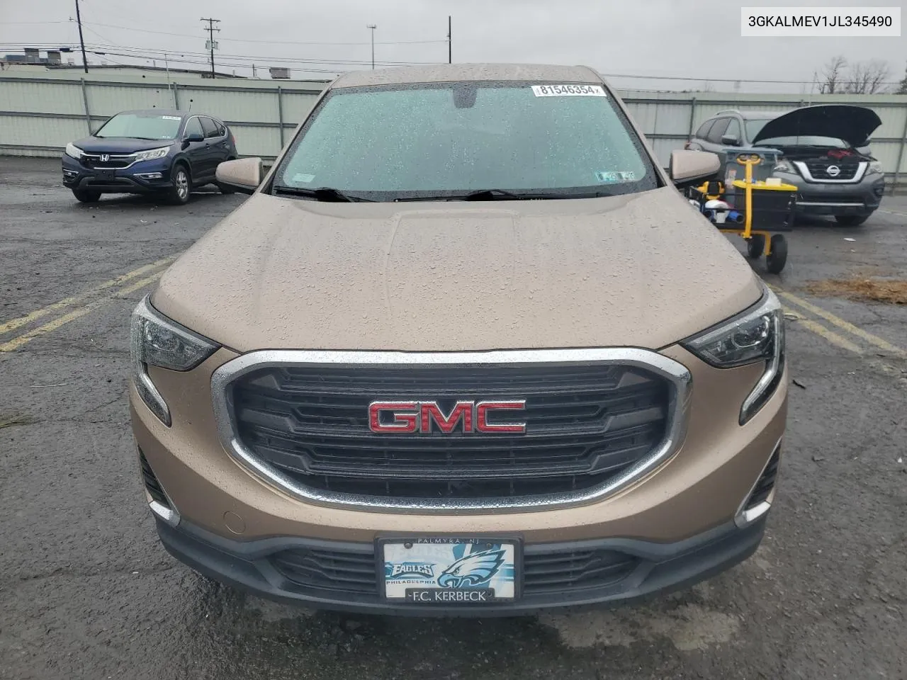 2018 GMC Terrain Sle VIN: 3GKALMEV1JL345490 Lot: 81546354