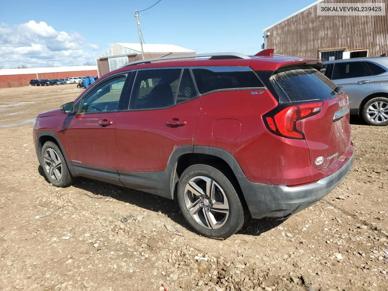 2019 GMC Terrain Slt VIN: 3GKALVEV9KL239425 Lot: 52080094