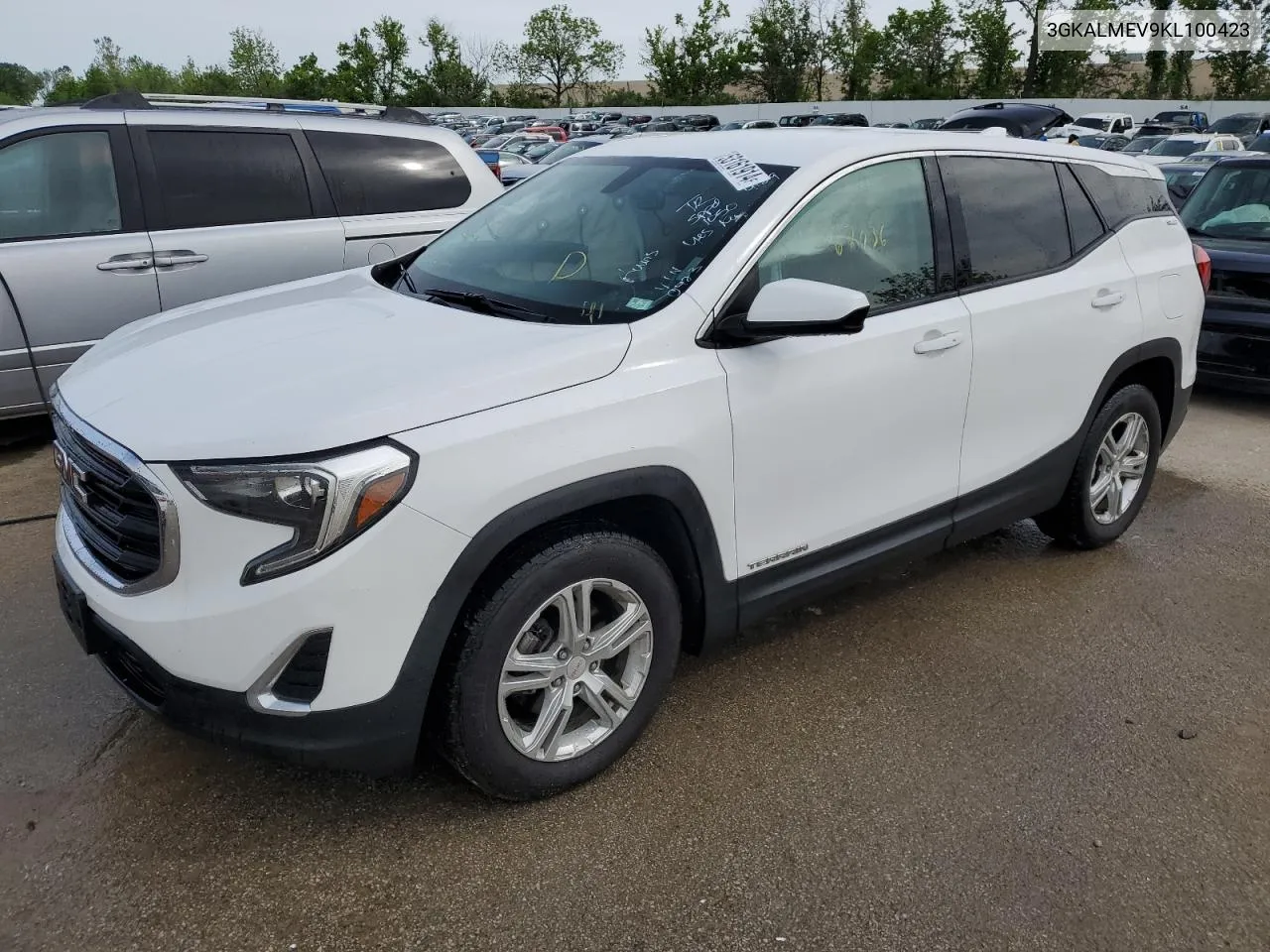 2019 GMC Terrain Sle VIN: 3GKALMEV9KL100423 Lot: 53161914