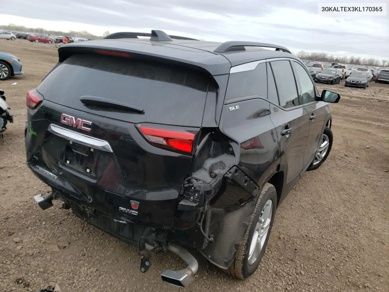 2019 GMC Terrain Sle VIN: 3GKALTEX3KL170365 Lot: 53208634