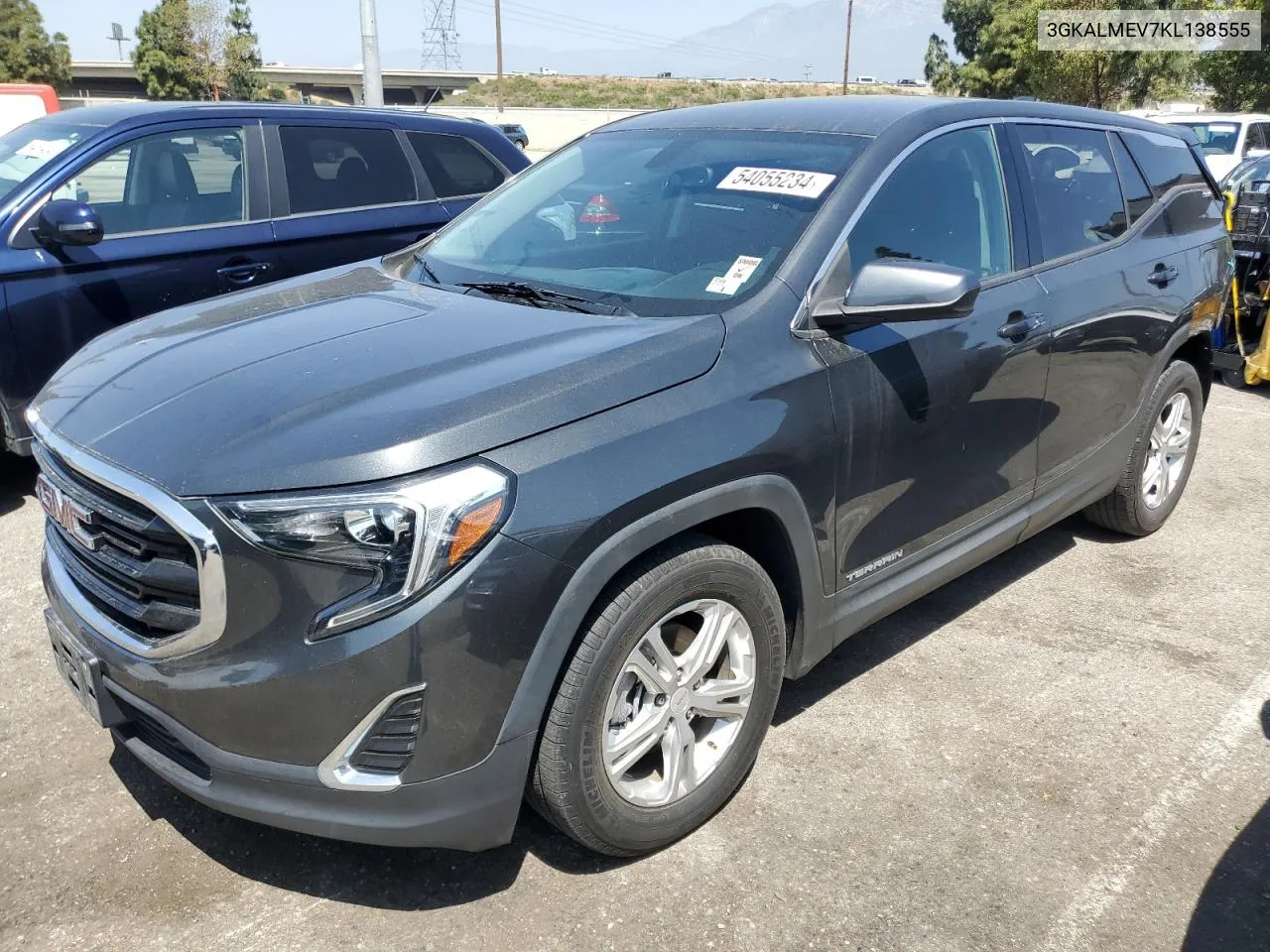 2019 GMC Terrain Sle VIN: 3GKALMEV7KL138555 Lot: 54055234