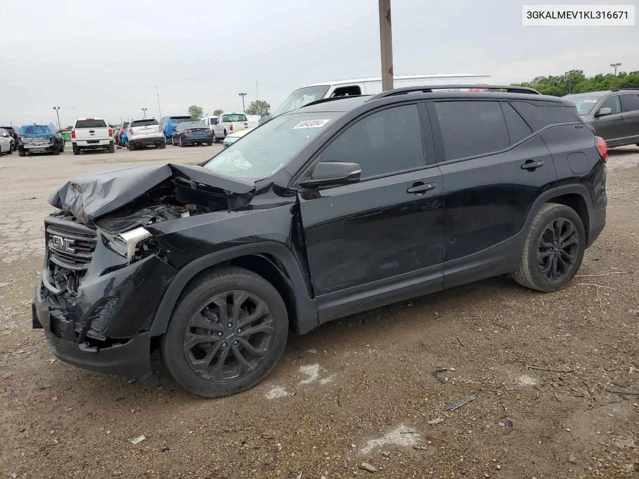 3GKALMEV1KL316671 2019 GMC Terrain Sle