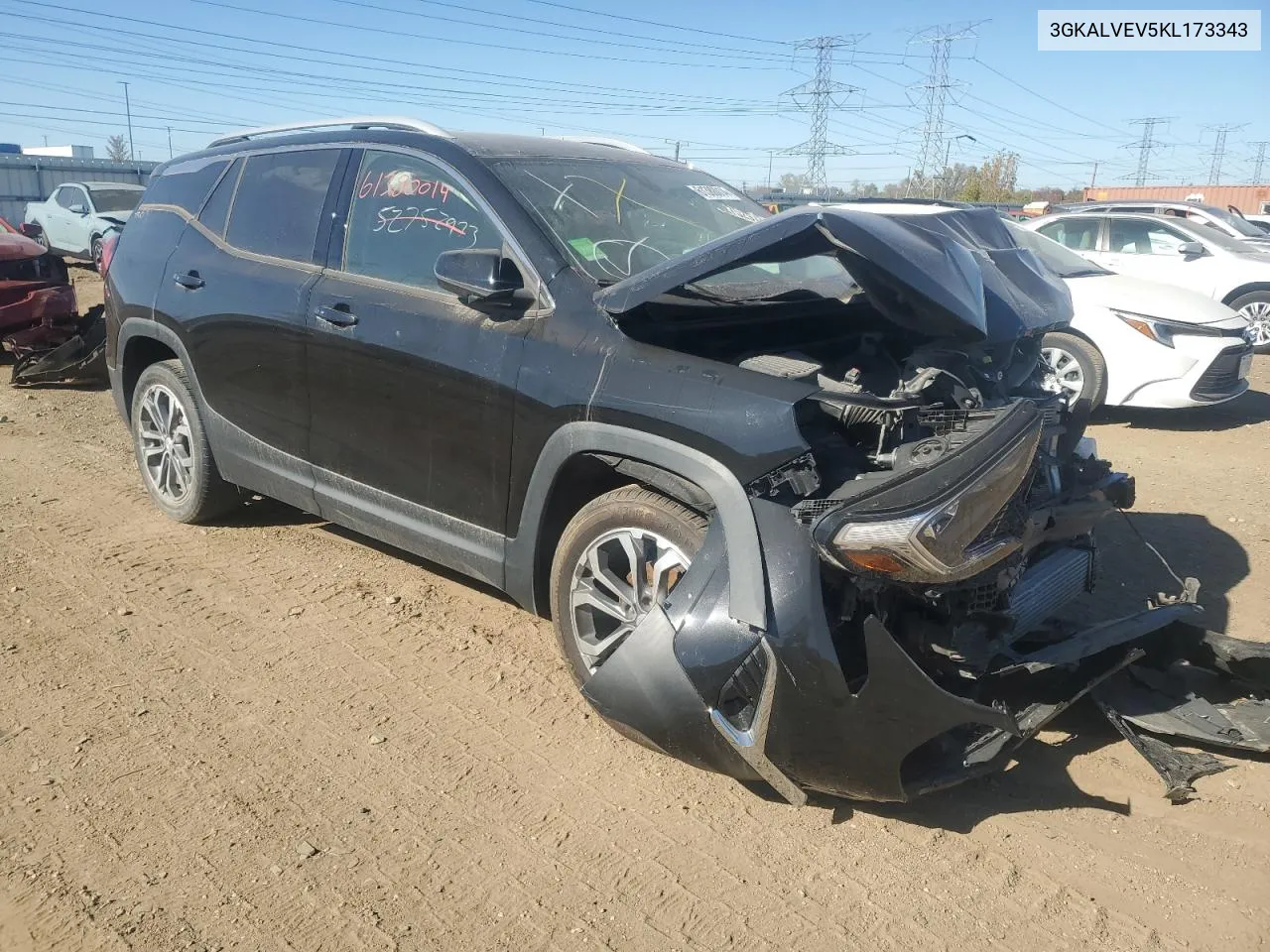 2019 GMC Terrain Slt VIN: 3GKALVEV5KL173343 Lot: 61380014