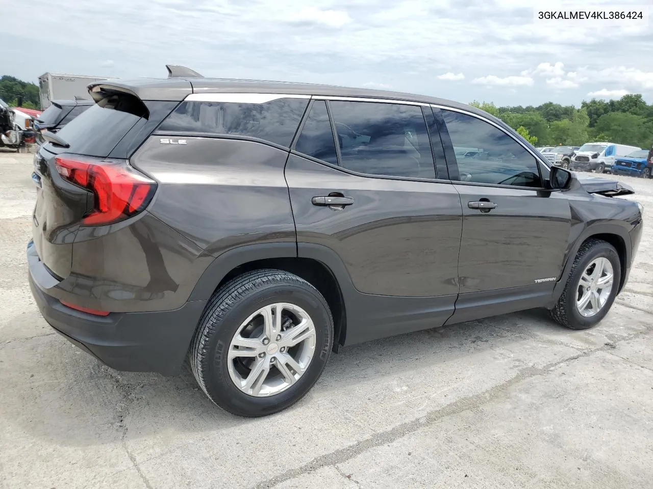 2019 GMC Terrain Sle VIN: 3GKALMEV4KL386424 Lot: 62224494