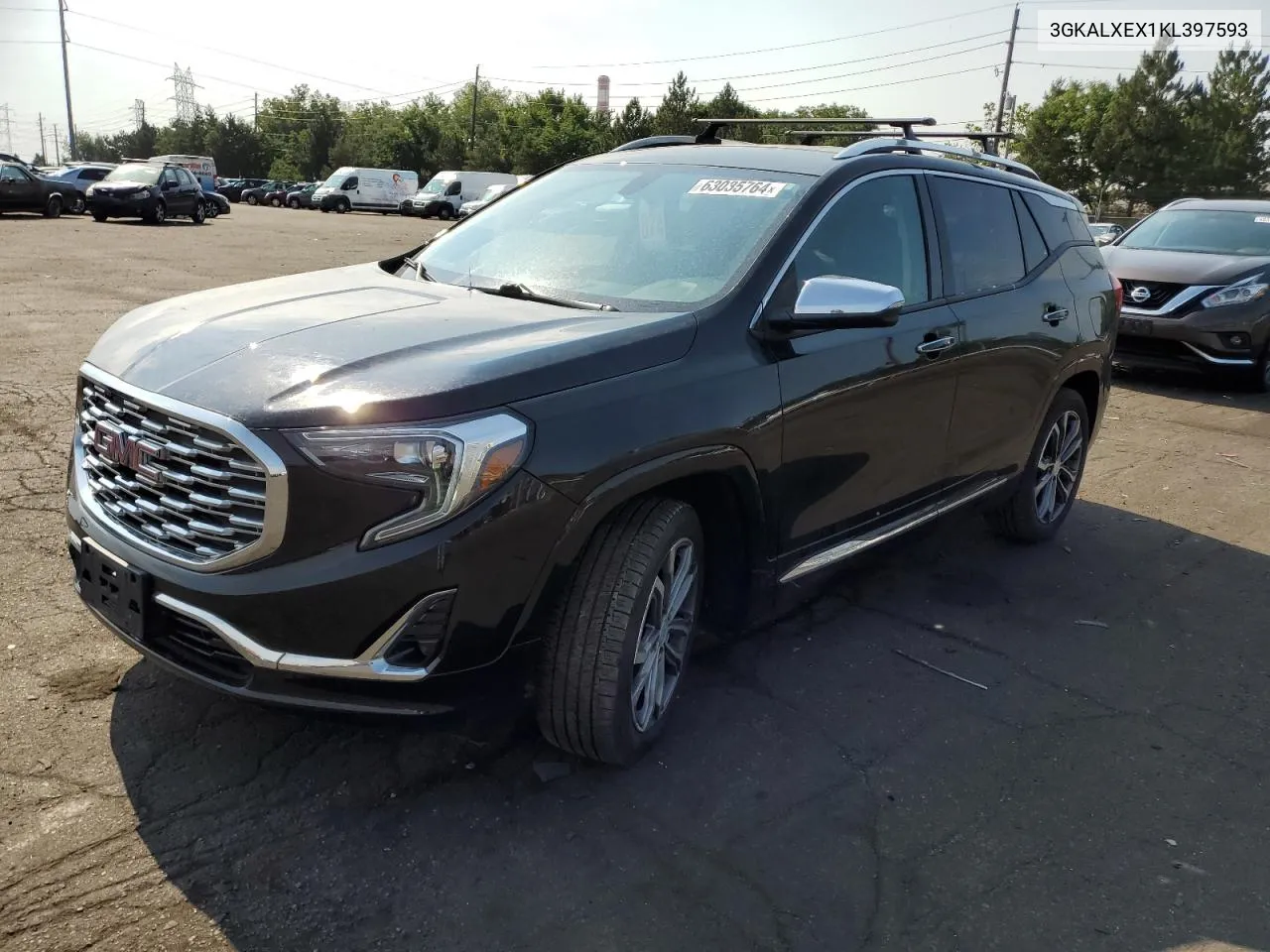 2019 GMC Terrain Denali VIN: 3GKALXEX1KL397593 Lot: 63035764