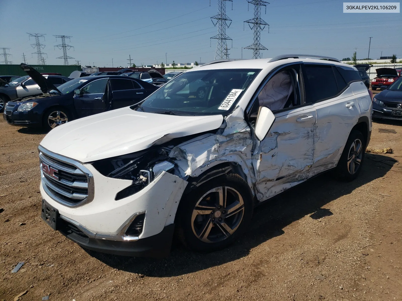 3GKALPEV2KL106209 2019 GMC Terrain Slt