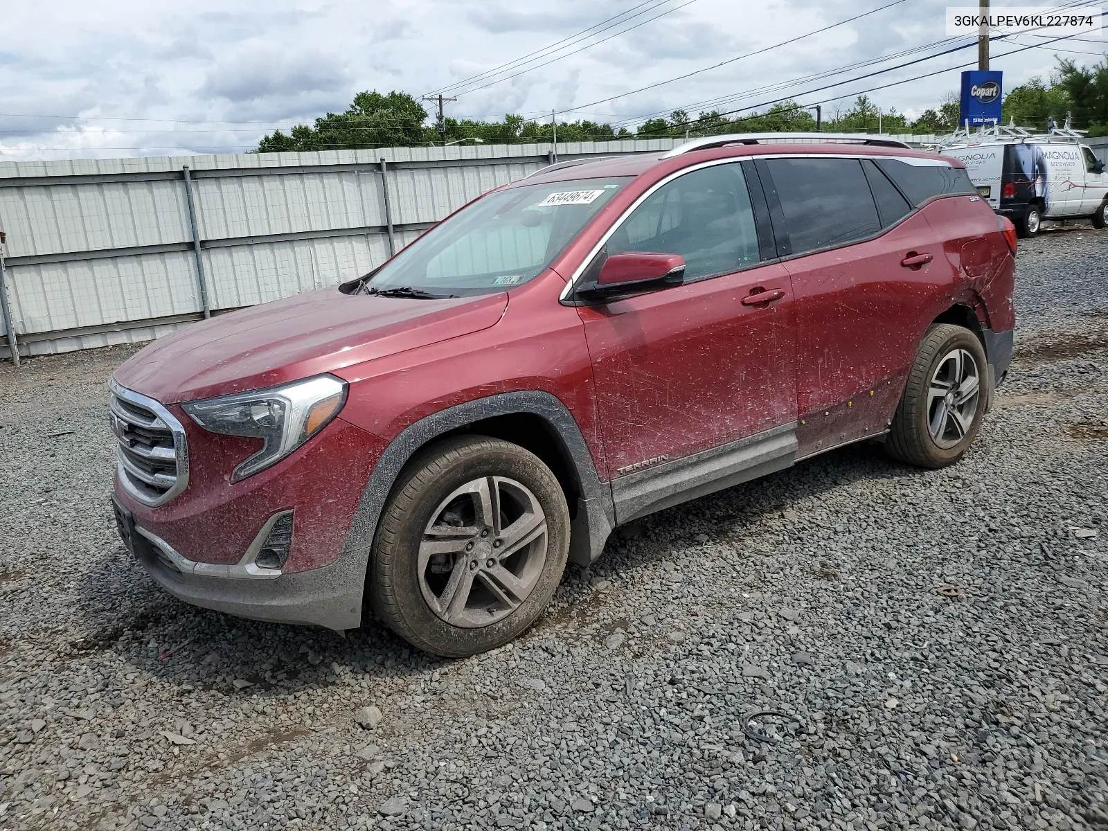 3GKALPEV6KL227874 2019 GMC Terrain Slt