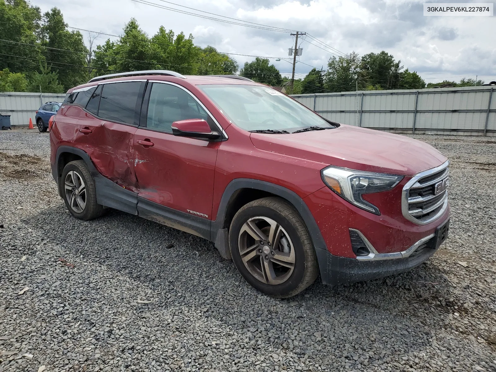 2019 GMC Terrain Slt VIN: 3GKALPEV6KL227874 Lot: 63449674