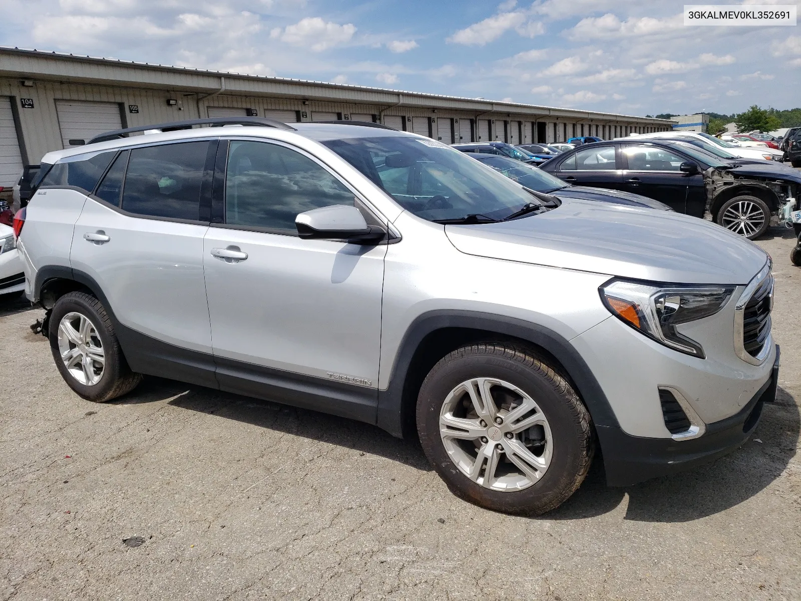 2019 GMC Terrain Sle VIN: 3GKALMEV0KL352691 Lot: 63505354