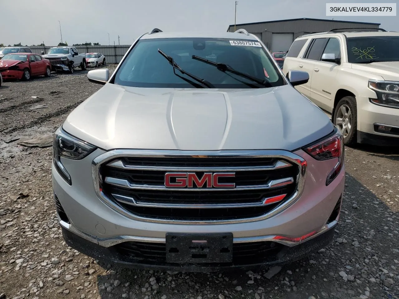 2019 GMC Terrain Slt VIN: 3GKALVEV4KL334779 Lot: 63807574