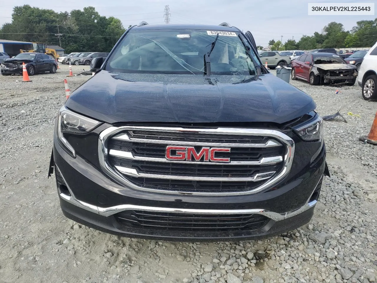 2019 GMC Terrain Slt VIN: 3GKALPEV2KL225443 Lot: 63943034