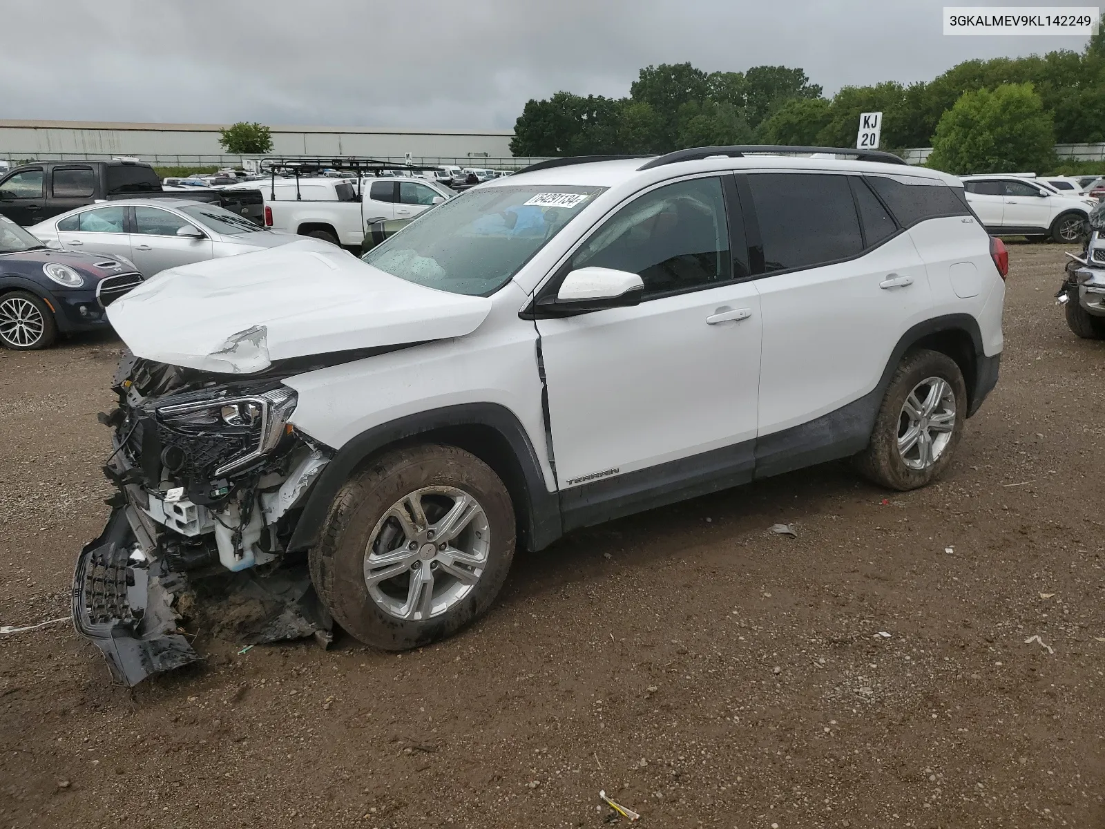 2019 GMC Terrain Sle VIN: 3GKALMEV9KL142249 Lot: 64291134