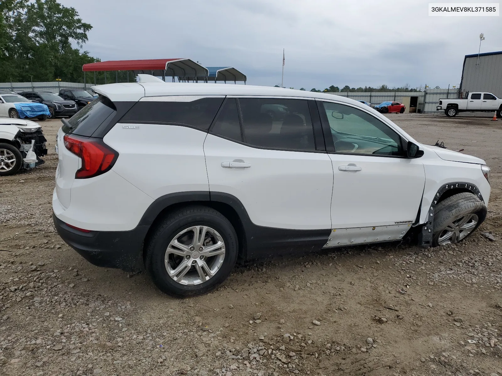 2019 GMC Terrain Sle VIN: 3GKALMEV8KL371585 Lot: 64741254