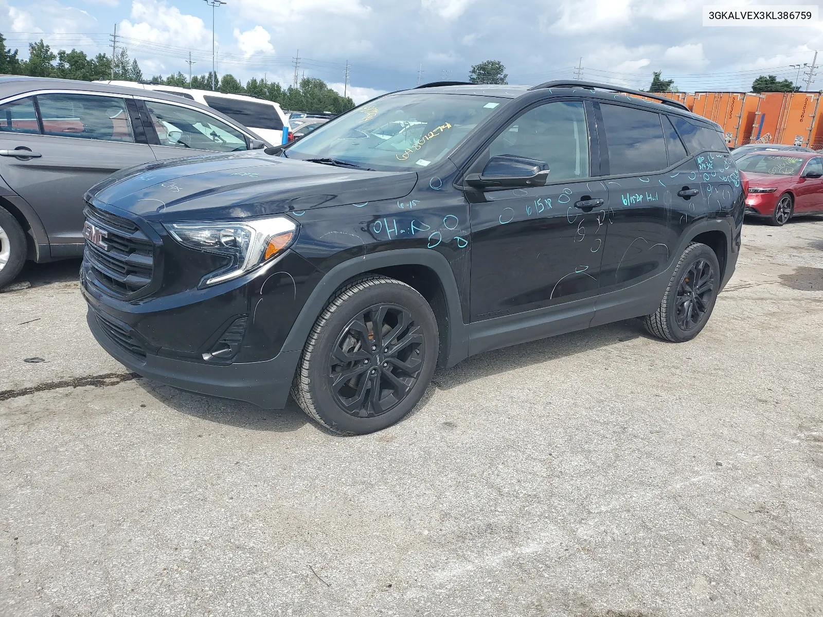 2019 GMC Terrain Slt VIN: 3GKALVEX3KL386759 Lot: 64807274